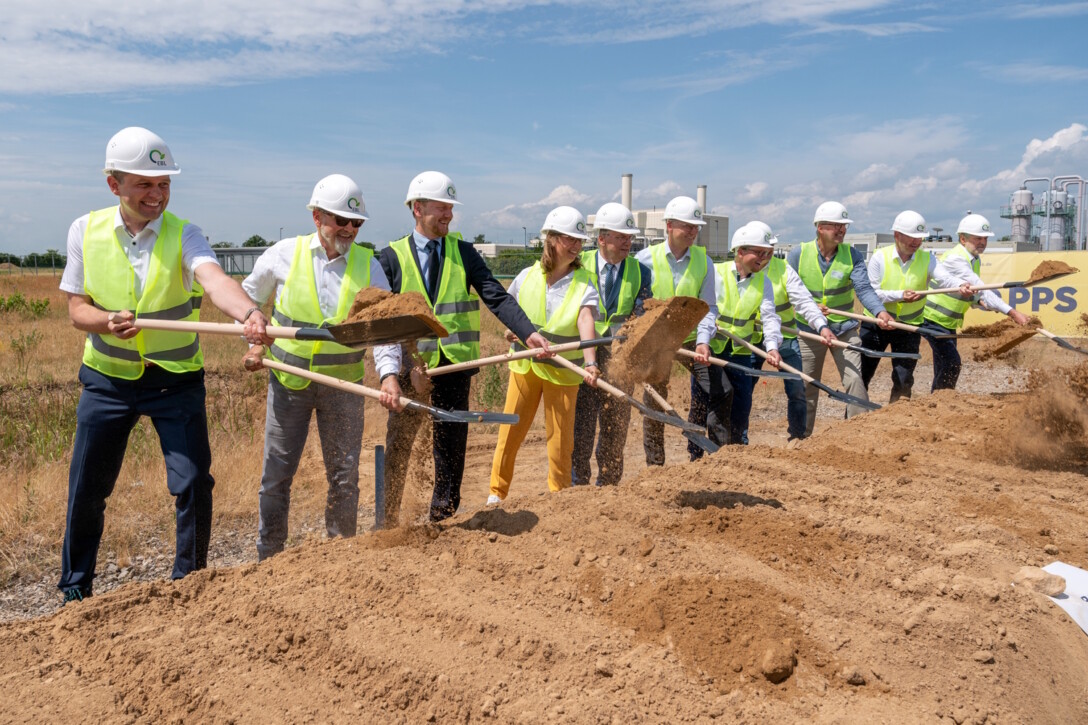 Erster Spatenstich am 21.06.2023 in Bad Lauchstädt (Bild: Tom Schulze)